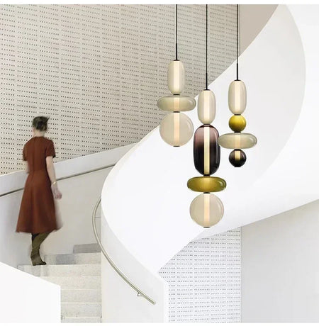 Pendant Light - Modern Candy Glass Italian Hanging Lamp for Loft Kitchen and Restaurant Decor SW-36210345 - SWEET-LIGHTS