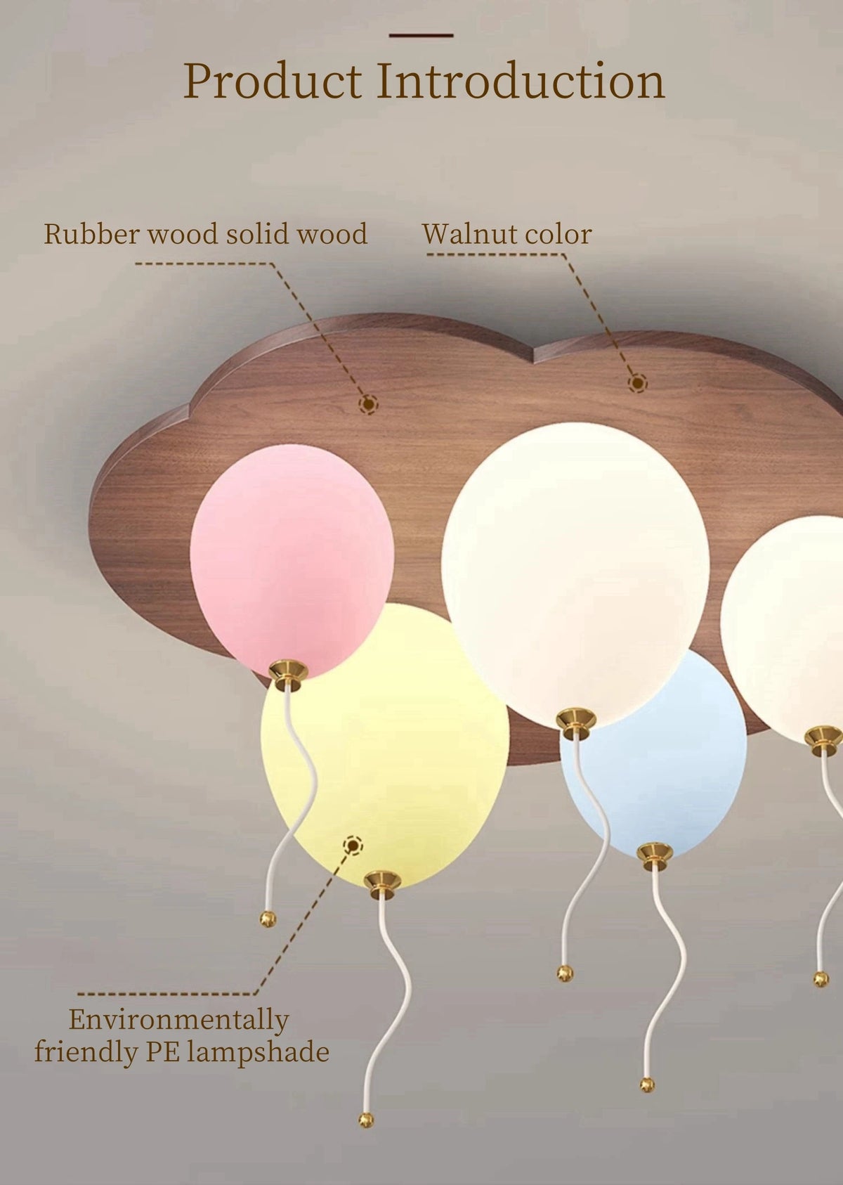 Children Lighting - Modern Balloon LED Ceiling Light for Kids Room SW-36210578 - SWEET-LIGHTS