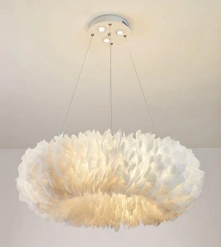 Pendant Light - Nordic Goose Feather LED Chandelier Home Decor SW-36210345 - SWEET-LIGHTS