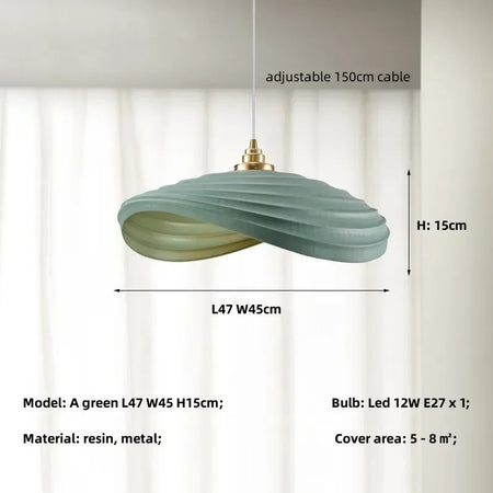 Pendant Light - Modern Minimalism E27 LED Resin Lamp Fixtures SW-36210678 - SWEET-LIGHTS