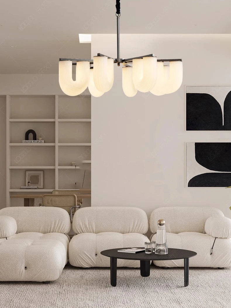Pendant Light - Vintage Glass Luxury U Shaped Light for Dining Room and Kitchen SW-36210458 - SWEET-LIGHTS
