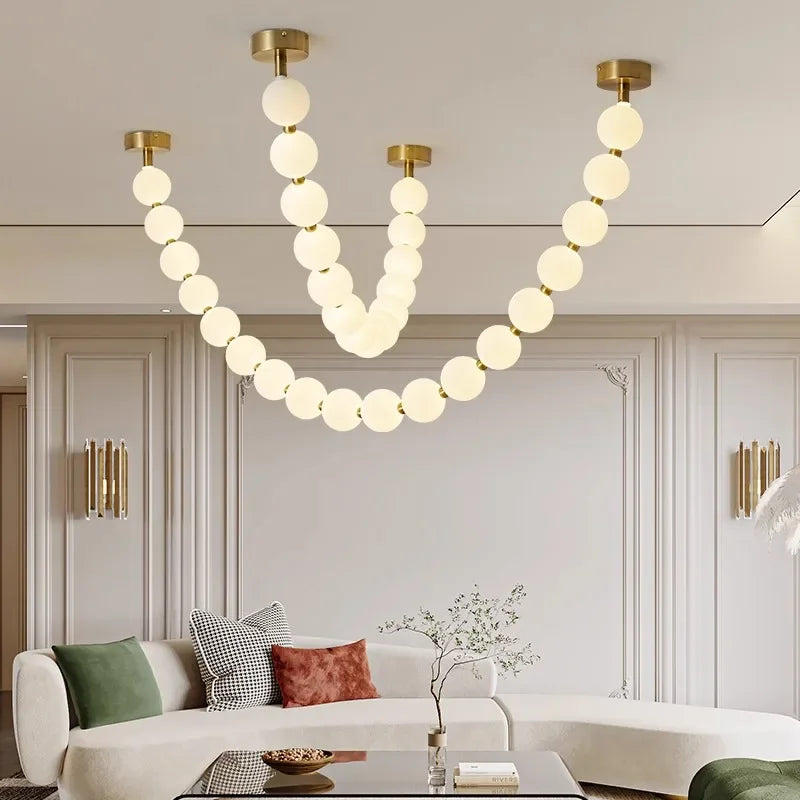Pendant Light - Nordic Beads LED Chandelier for Home Decor SW-36210478 - SWEET-LIGHTS