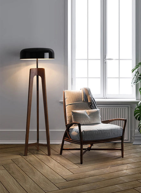 Floor Lamp - Pileo Porada Solid Wood Tripod LED Lamp SW-36210478 - SWEET-LIGHTS