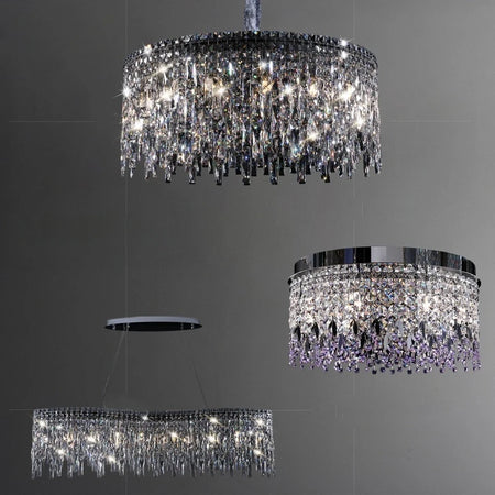 Chandelier - Italian Milan Luxury Crystal Hanging Lamp For Dining Room Hotel Villa Decor SW-36210456 - SWEET-LIGHTS