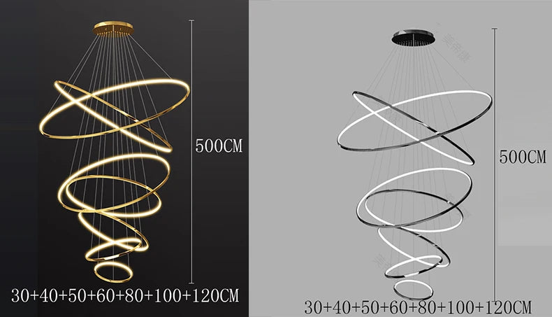 Chandelier - Modern Home Decor LED Pendant Light for Staircase SW-36210346 - SWEET-LIGHTS