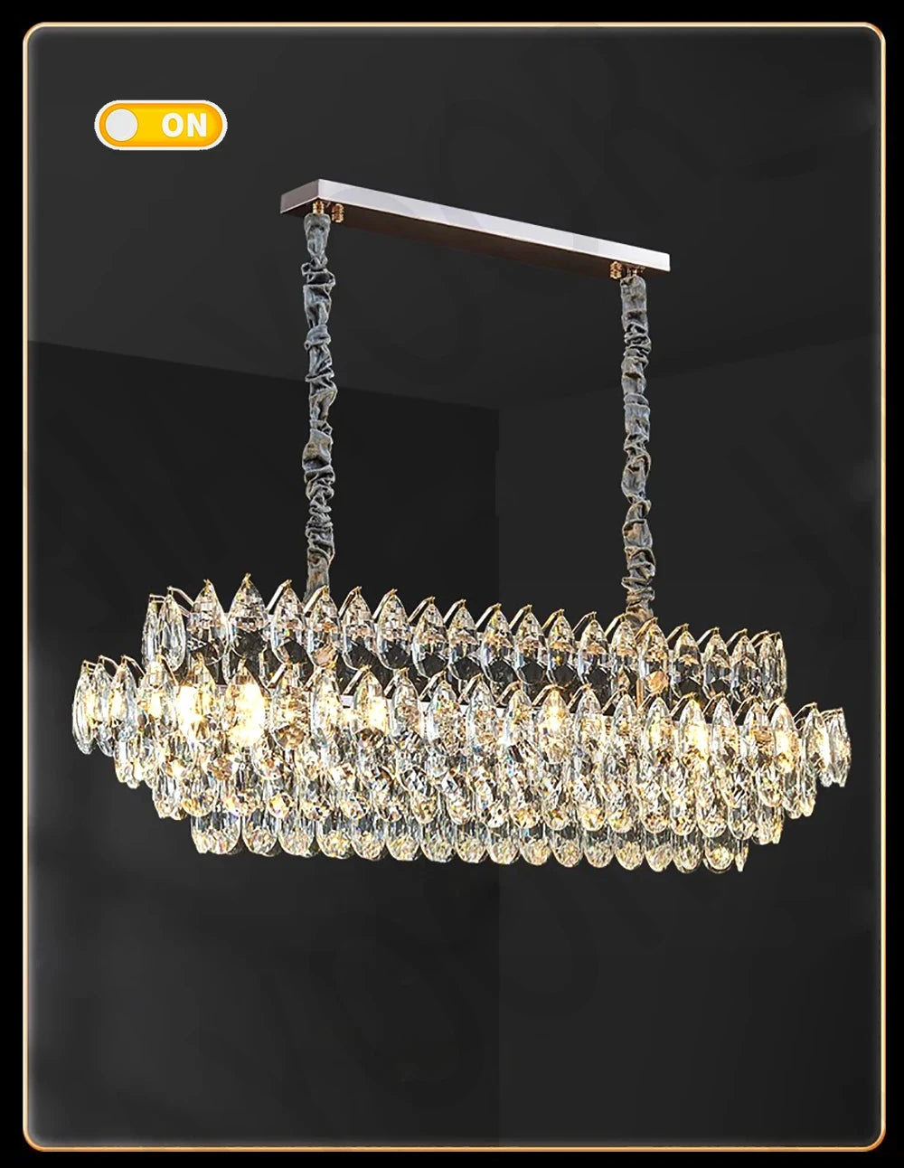 Chandelier - Luxury Crystal Big Chandeliers for Living Room Decor Modern Art Designer Luminaire Hight Ceiling Pendant Home Lamps Hall SW-36210927 - SWEET-LIGHTS