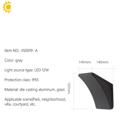 Outdoor Light - IP65 Waterproof Dual Head LED Wall Lamp SW-36214567 - SWEET-LIGHTS