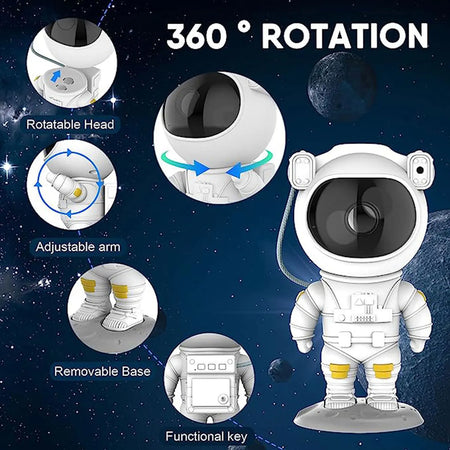Children Lighting - Galaxy Star Astronaut Projector LED Night Light Decorative For Children Gifts SW-36210457 - SWEET-LIGHTS