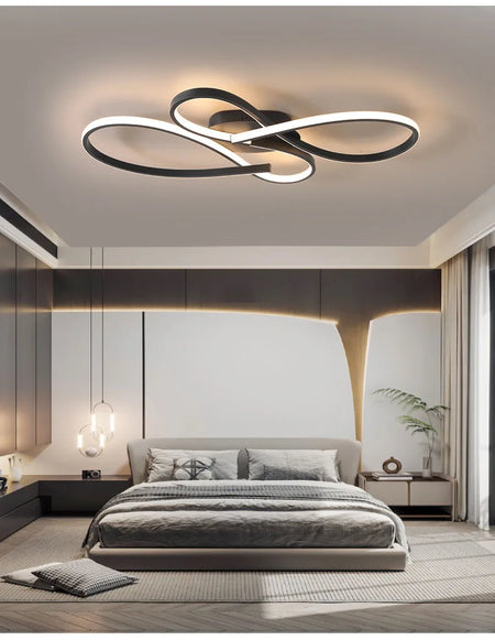 Ceiling Light - New Modern Led Black Lamp for Living Room Bedroom Study SW-36210234 - SWEET-LIGHTS
