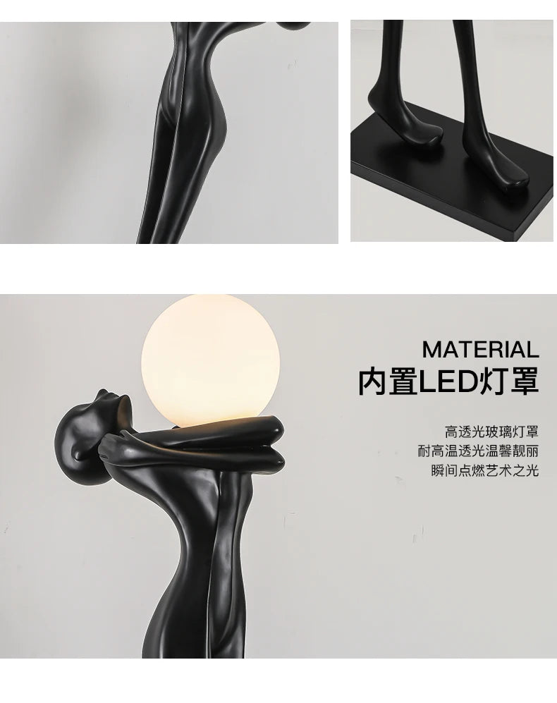 Floor Lamp - Creative Art Character-shaped Sculpture LED Lights SW-36214978 - SWEET-LIGHTS