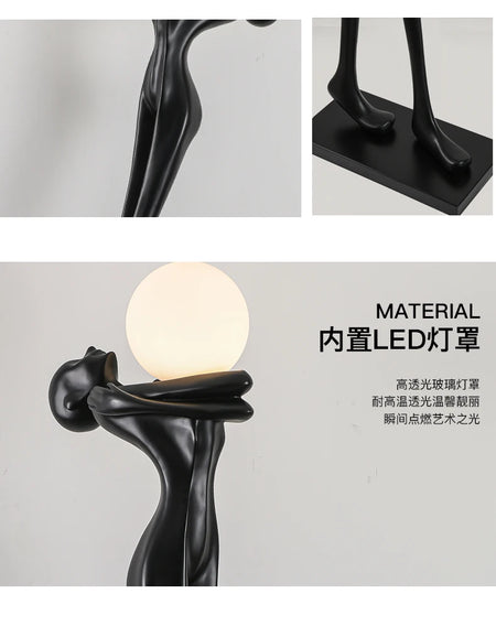 Floor Lamp - Creative Art Character-shaped Sculpture LED Lights SW-36214978 - SWEET-LIGHTS