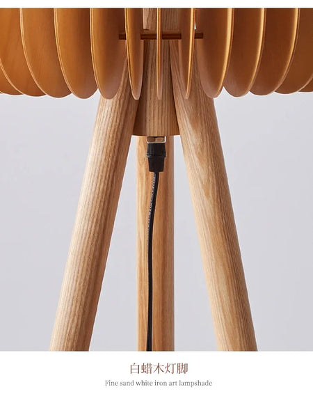 Floor Lamp - Original Wood Retro Creative Nordic Design SW-36210345 - SWEET-LIGHTS