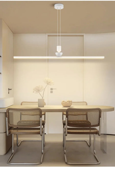 Pendant Light - Modern Minimalist LED Ceiling Chandelier Dining Room Bar Table Pendant Lights Linear Strip Luster SW-36210345 - SWEET-LIGHTS