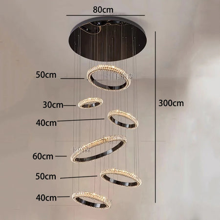 Chandelier - Modern Crystal Pendant Lamp for Home Lighting SW-36210347 - SWEET-LIGHTS