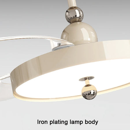 Fans - Modern LED Invisible Fan Lamp With Remote Control SW-36210437 - SWEET-LIGHTS