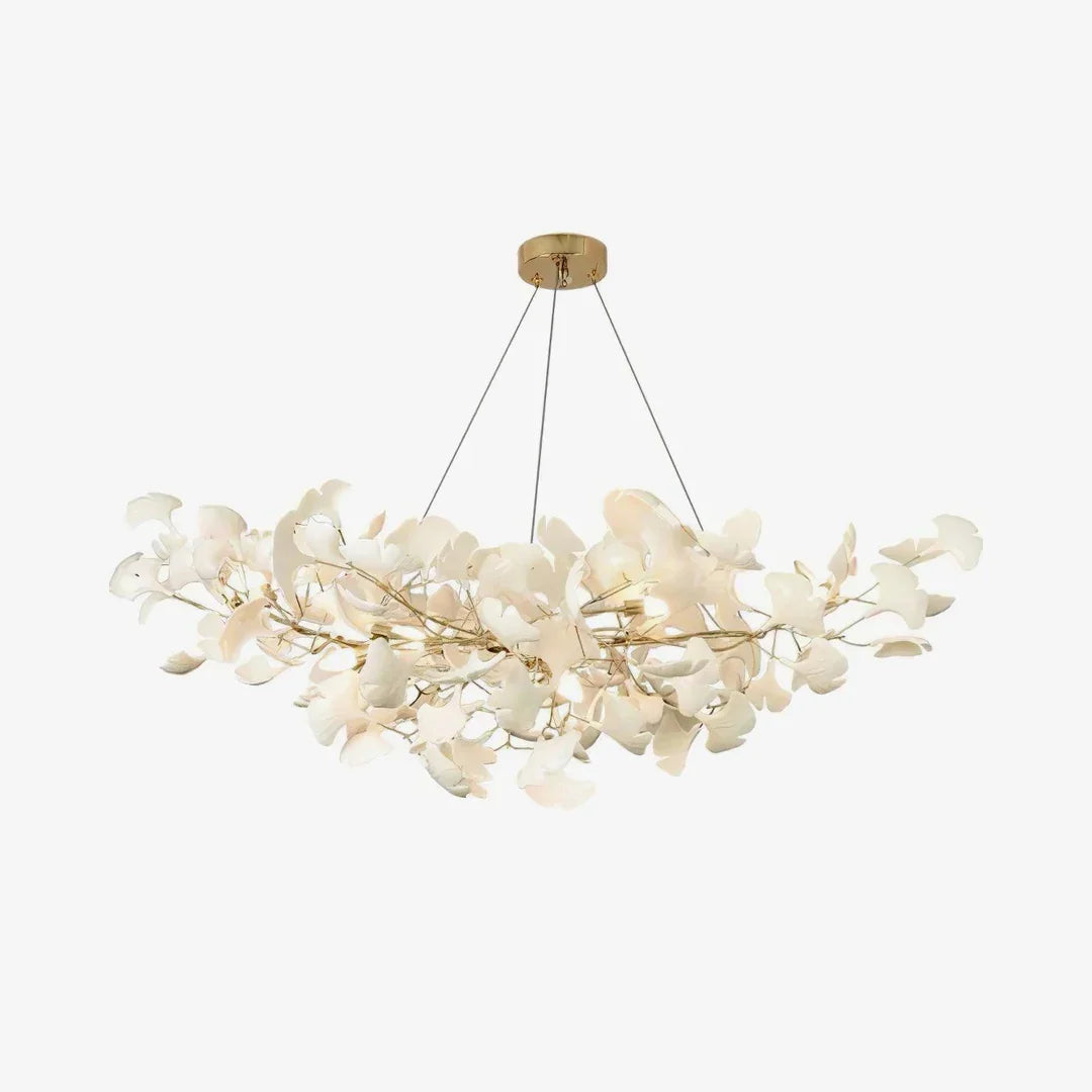 Chandelier - Nordic Modern Long Ginko Leaf Pendant Light for Living Room Dining Room Bedroom Kitchen SW-36210478 - SWEET-LIGHTS