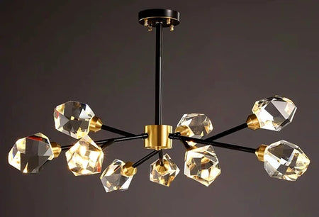 Pendant Light - Nordic All-Copper Molecular Chandelier LED SW-36210347 - SWEET-LIGHTS