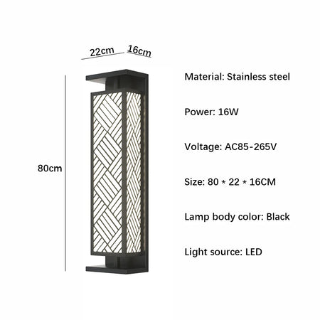 Outdoor Light - Waterproof IP65 Stainless Steel Wall Lamps SW-36210457 - SWEET-LIGHTS