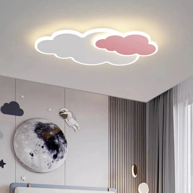 Children Lighting - Creative Cloud Children's Room LED Ceiling Light Modern Bedroom Study Lamp Nordic Designer Fixture SW-36210458 - SWEET-LIGHTS