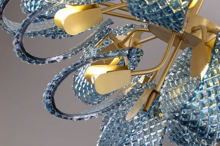 Chandelier - Hot Sales Blue Glass LED Lamp for Home Decor SW-36210457 - SWEET-LIGHTS