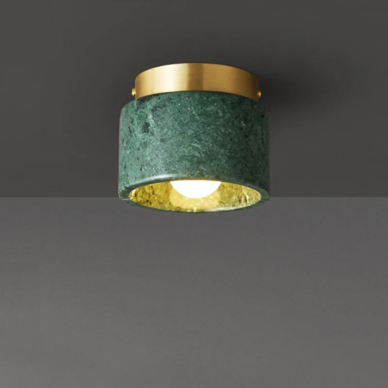 Ceiling Light - Nordic Marble Downlight Green White Stone SW-36210789 - SWEET-LIGHTS