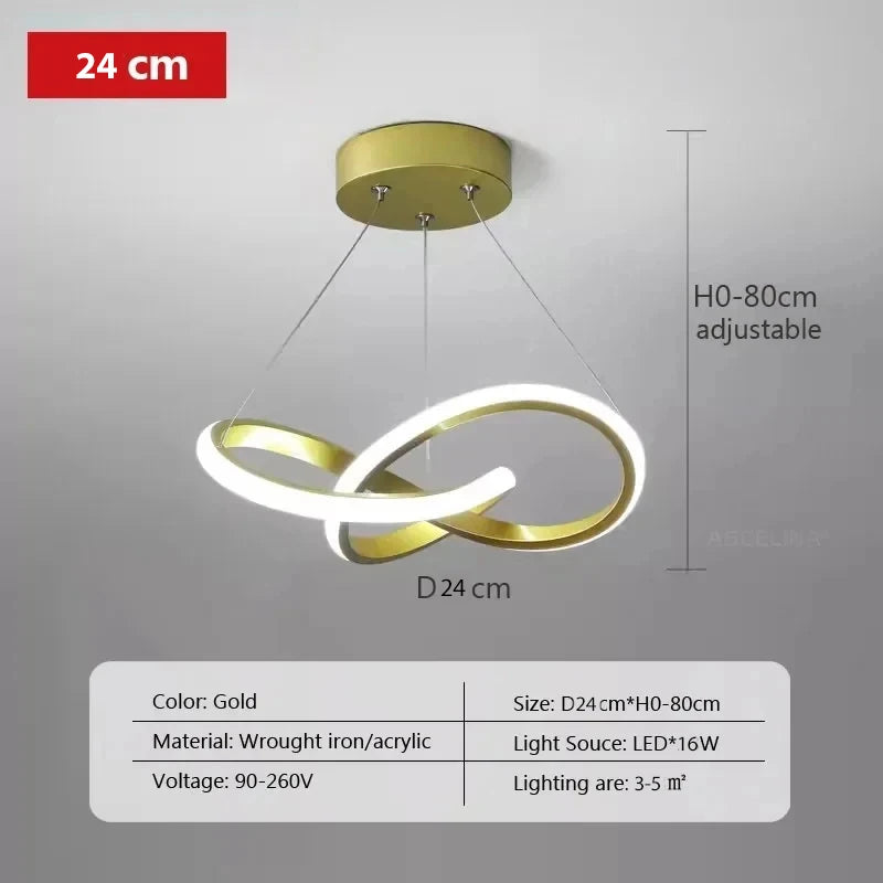 Pendant Light - Nordic LED Ceiling Pendant Lamp for Dining Room and Living Room Creativity Simple Illumination Light SW-36210567 - SWEET-LIGHTS
