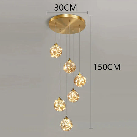 Chandelier - Nordic Home Decoration Stair Chandelier 6-30 Heads SW-36210347 - SWEET-LIGHTS