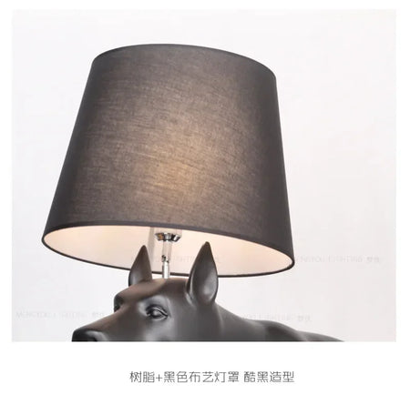 Floor Lamp - Resin Big Dog Cloth Cover Nordic Design SW-36210567 - SWEET-LIGHTS