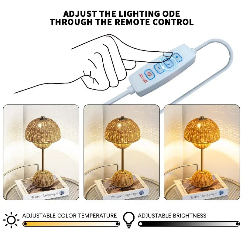 Table Lamp - American Style Desk Lamp for Bedroom LED Light SW-36210347 - SWEET-LIGHTS