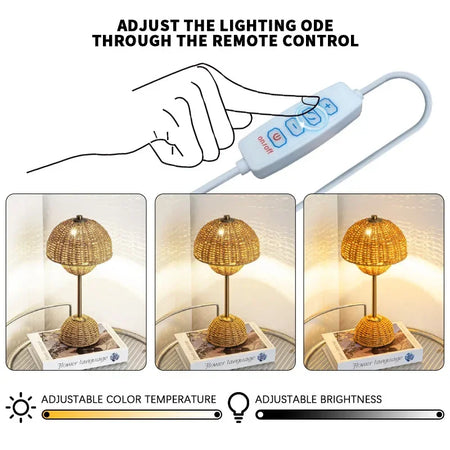 Table Lamp - American Style Desk Lamp for Bedroom LED Light SW-36210347 - SWEET-LIGHTS