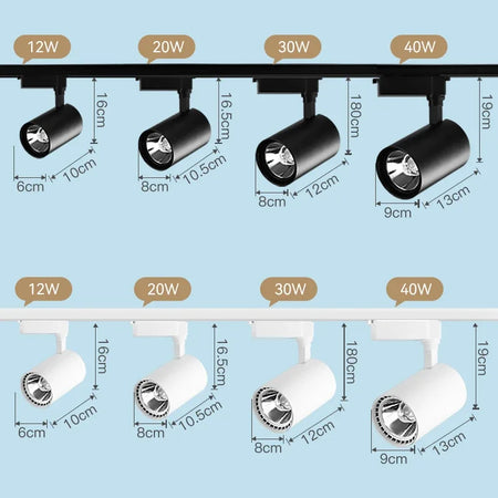 Spotlight - Track Light Led Light Fixture Ceiling Rail Systems Lamp Set Track Lighting Rail Led Spotlight For Home Store SW-36210579 - SWEET-LIGHTS