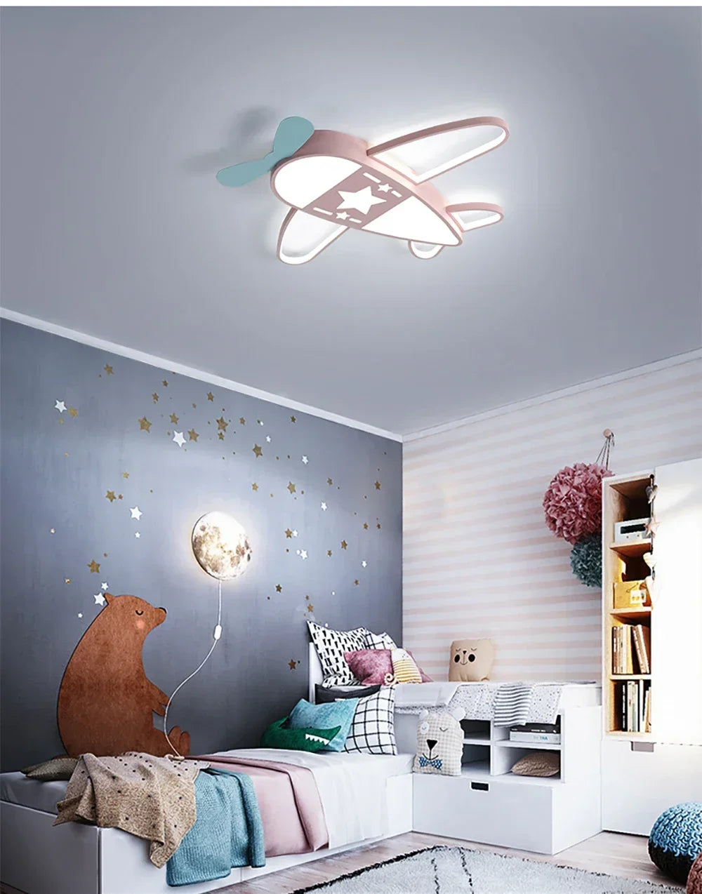 Children Lighting - Modern Airplane Led Ceiling Lights Children Cartoon Creative Lamp for Kids Room Indoor Lighting SW-36210234 - SWEET-LIGHTS
