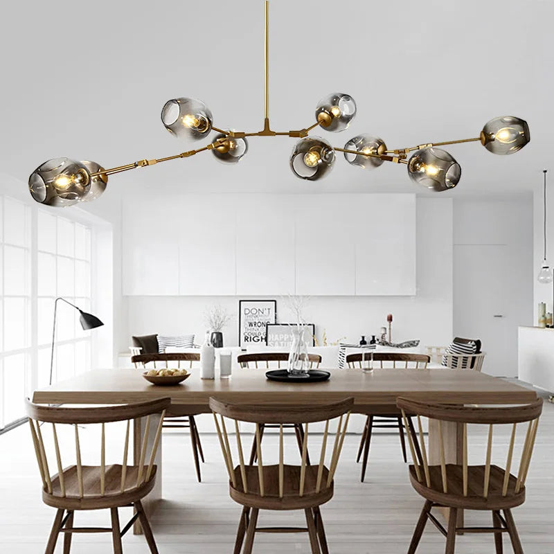 Pendant Light - Italy Designer Magic Bean Ceiling Chandelier Multi Color Glass Lampshade LED Lighting SW-36210458 - SWEET-LIGHTS