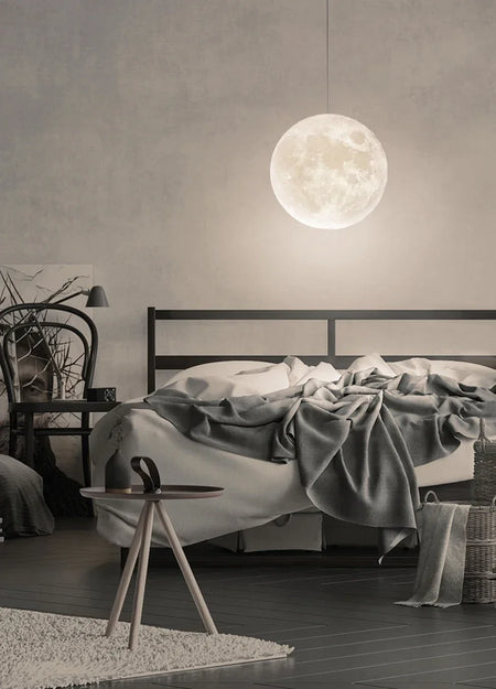 Pendant Light - Modest Ceiling Hanging 3D Moon Lamp SW-36210678 - SWEET-LIGHTS