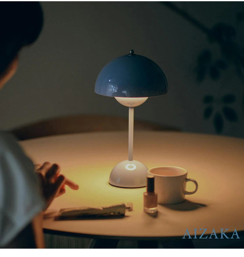 Table Lamp - Touch Control Infinitely Dimmable Mushroom Desk Lamp for Bedroom Living Room Study Cafe Restaurant SW-36210438 - SWEET-LIGHTS