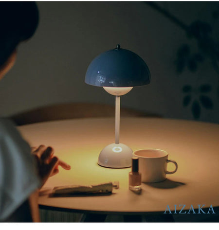 Table Lamp - Touch Control Infinitely Dimmable Mushroom Desk Lamp for Bedroom Living Room Study Cafe Restaurant SW-36210438 - SWEET-LIGHTS