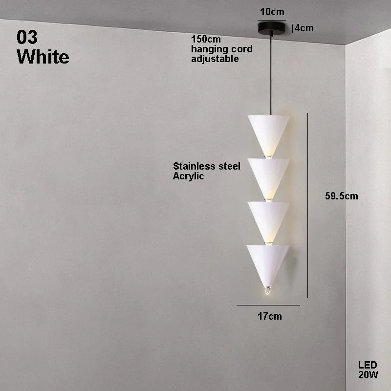 Pendant Light - Scandinavian Simple Style Bedroom Chandelier SW-36210458 - SWEET-LIGHTS