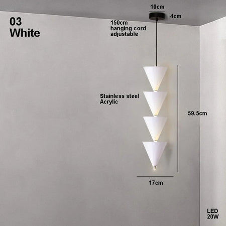 Pendant Light - Scandinavian Simple Style Bedroom Chandelier SW-36210458 - SWEET-LIGHTS