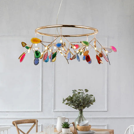 Pendant Light - Firefly Chandelier Agate Postmodern Luxury SW-36210478 - SWEET-LIGHTS