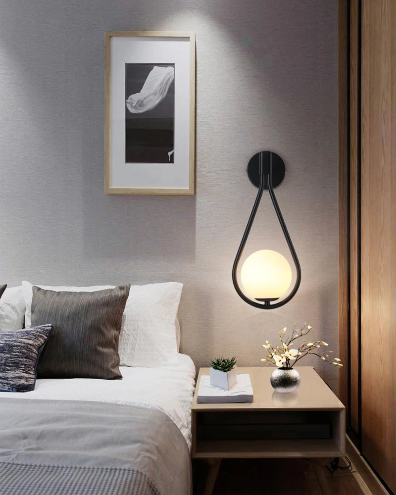 Wall Light - Interior LED Wall Lamps Wall Lighting Fixtures for Bedroom Living Room Indoor Frosted Glass Ball Sconce SW-36210458 - SWEET-LIGHTS