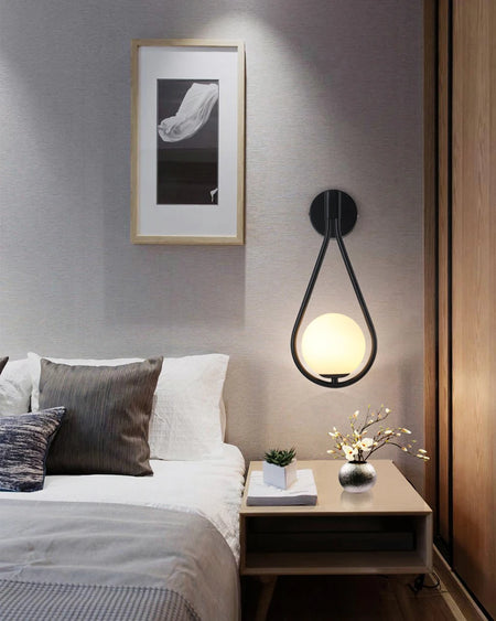 Wall Light - Interior LED Wall Lamps Wall Lighting Fixtures for Bedroom Living Room Indoor Frosted Glass Ball Sconce SW-36210458 - SWEET-LIGHTS