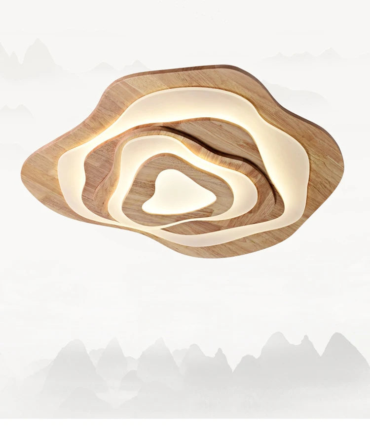 Ceiling Light - Modern Wood Led Ceiling Lamp for Living Room Bedroom Kitchen SW-36210567 - SWEET-LIGHTS