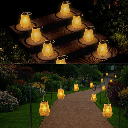 Outdoor Light - 1pcs/2pcs Solar Hand Woven 0.6W Garden Light SW-36210793 - SWEET-LIGHTS