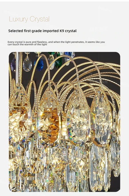 Chandelier - Home Decoration Crystal Chandelier Luxury Villa Lighting SW-36210458 - SWEET-LIGHTS
