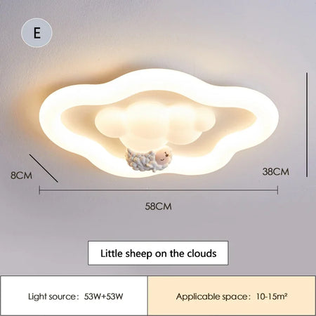Children Lighting - Modern Cream Cloud LED Ceiling Lamp for Boys and Girls SW-36210345 - SWEET-LIGHTS