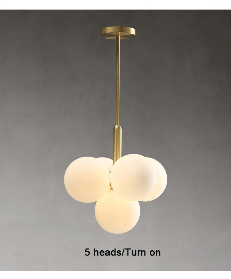 Pendant Light - Nordic Minimalist Glass Ball LED Chandelier for Home Decor SW-36210457 - SWEET-LIGHTS