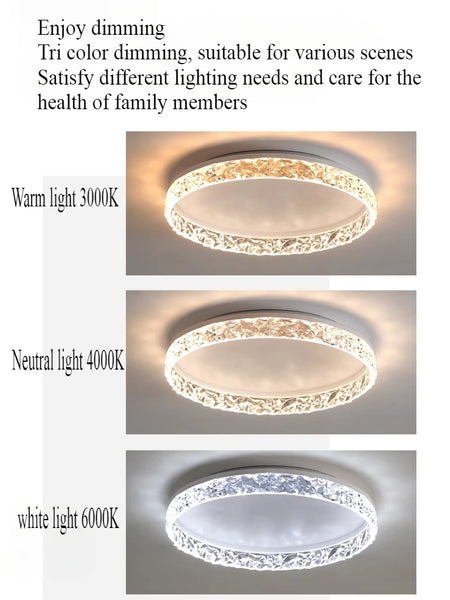 Ceiling Light - Nordic Light Luxury Circular LED Ceiling Light SW-36210457 - SWEET-LIGHTS