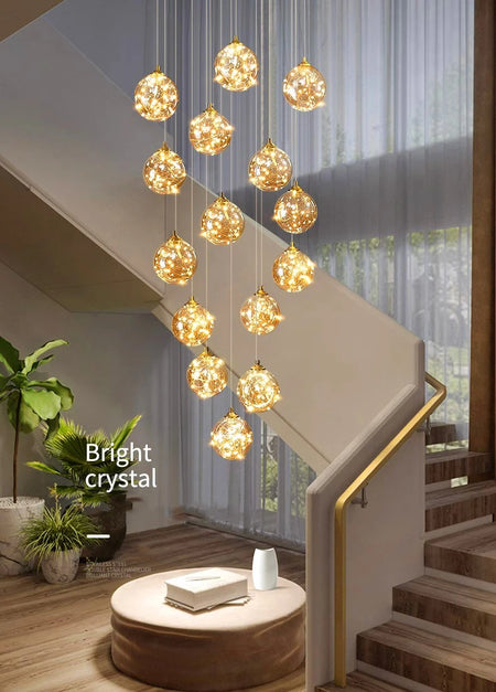 Chandelier - Nordic Home Decoration Stair Chandelier 6-30 Heads SW-36210347 - SWEET-LIGHTS