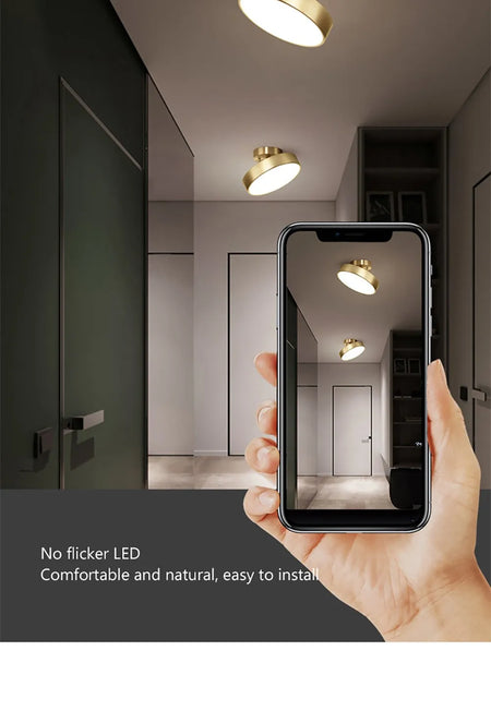 Ceiling Light - Modern LED Copper Decor Fixture for Home SW-36210579 - SWEET-LIGHTS