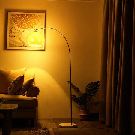 Floor Lamp - Nordic Modern Minimalist LED Stand Light White Orange SW-36210345 - SWEET-LIGHTS